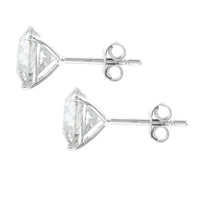 4.15 Carats Lab Grown Diamond 14K Gold Earrings