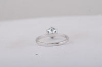 1.06 Carats Blue Lab Grown Diamond 14K Gold Ring