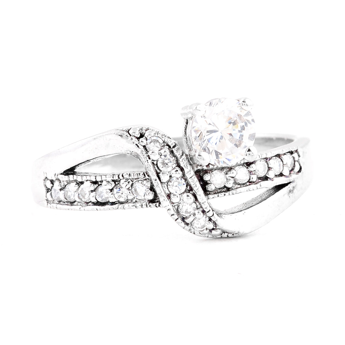 1.41 Ct Cubic Zirconia 925 Sterling Silver Ring