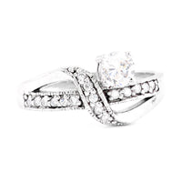 1.41 Ct Cubic Zirconia 925 Sterling Silver Ring
