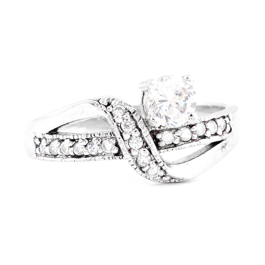 1.41 Ct Cubic Zirconia 925 Sterling Silver Ring
