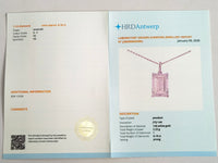 6.18 Carats Lab Grown Diamond 14K Gold Pendant