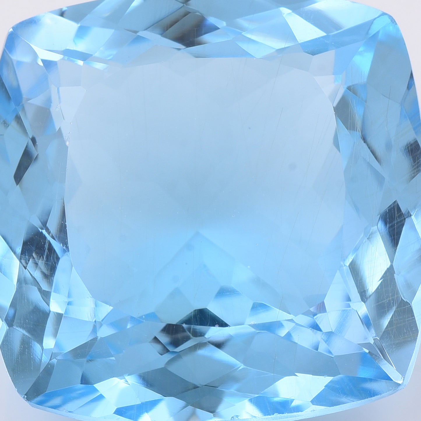 43.38 Natural Topaz Blue Topaz Cushion Mixed Cut Gemstone