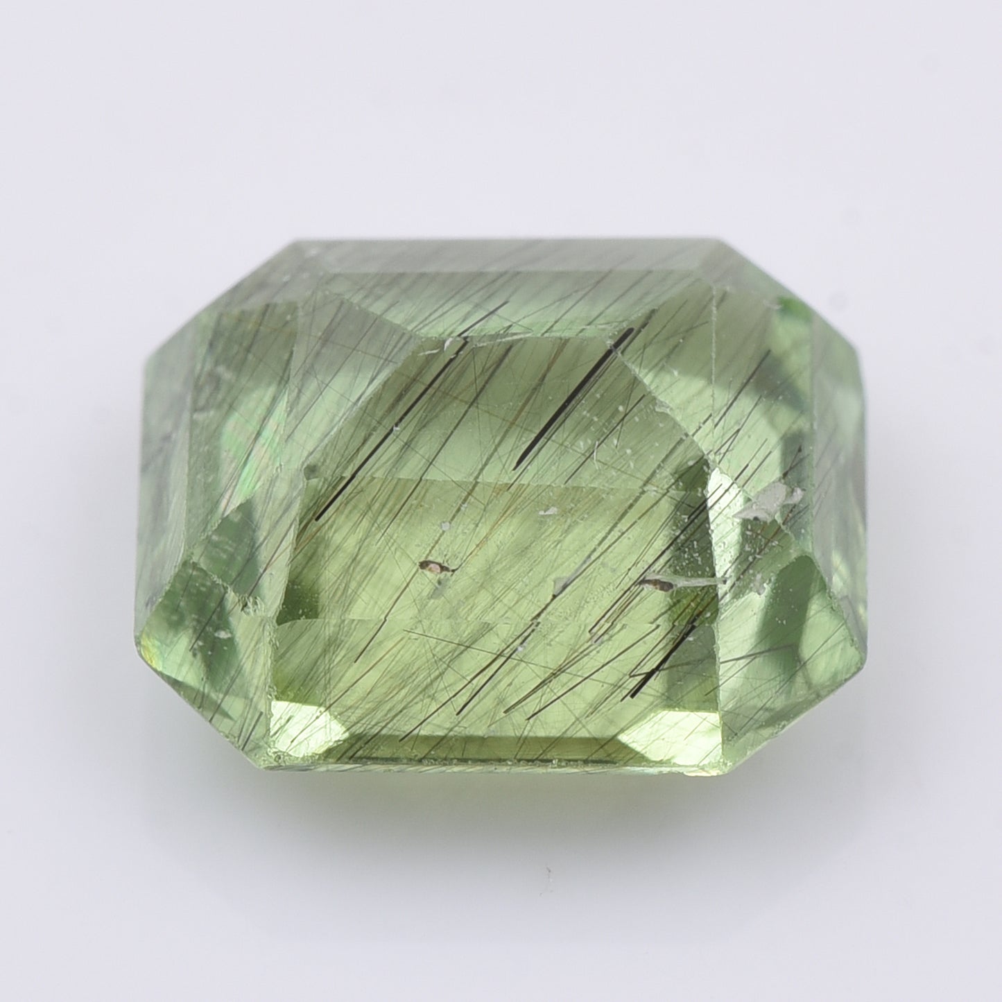 6.31 Natural Peridot Emerald Cut Gemstone