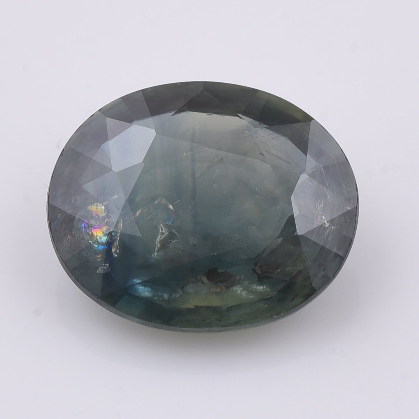 3.15 Natural Corundum Sapphire Oval Mixed Cut Gemstone