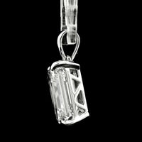 4.97 Carats Lab Grown Diamond 14K Gold Pendant