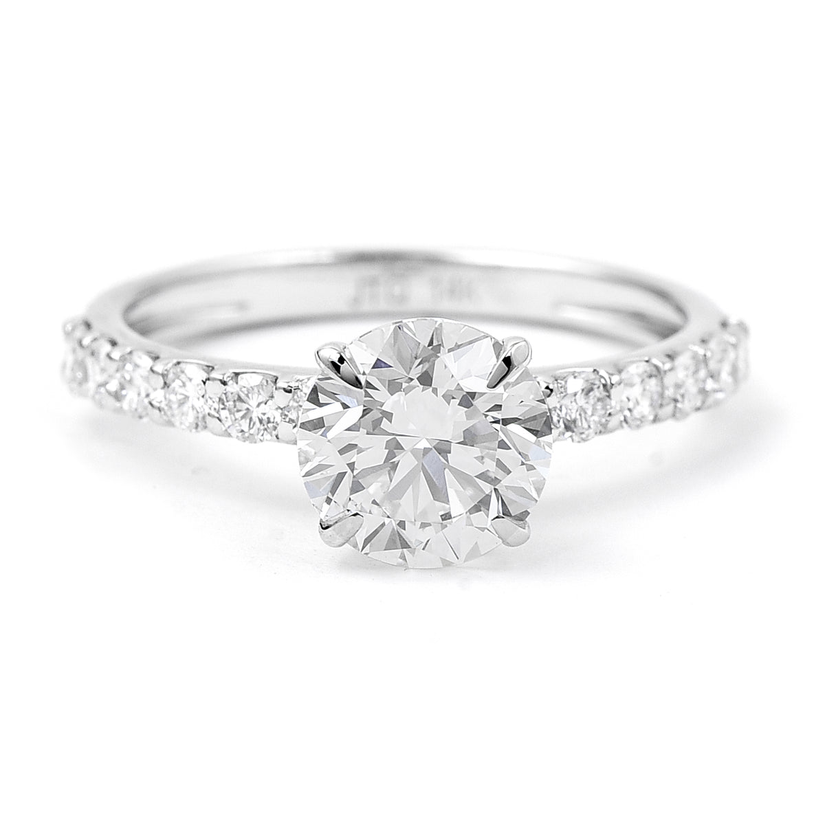 2.23 Carats Lab Grown Diamond 14K Gold Ring