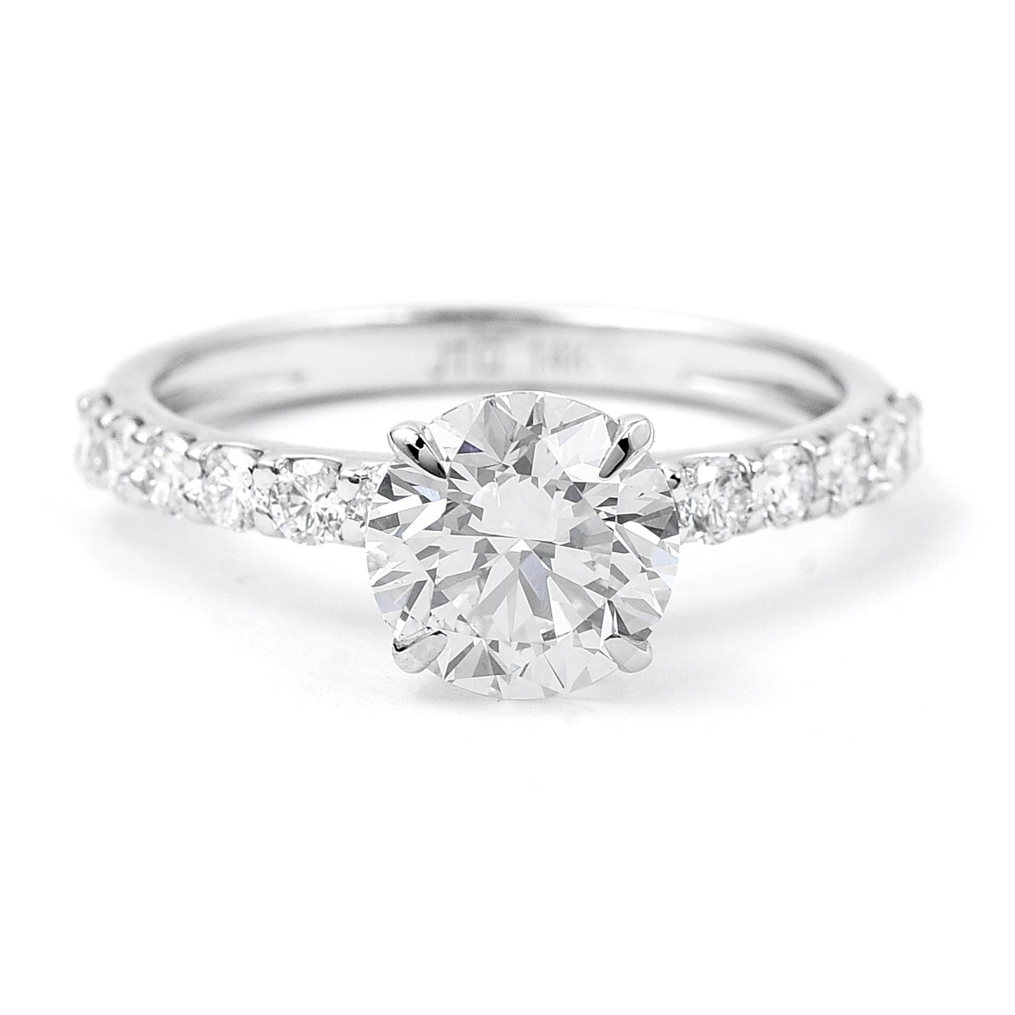 2.23 Carats Lab Grown Diamond 14K Gold Ring