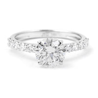 2.23 Carats Lab Grown Diamond 14K Gold Ring