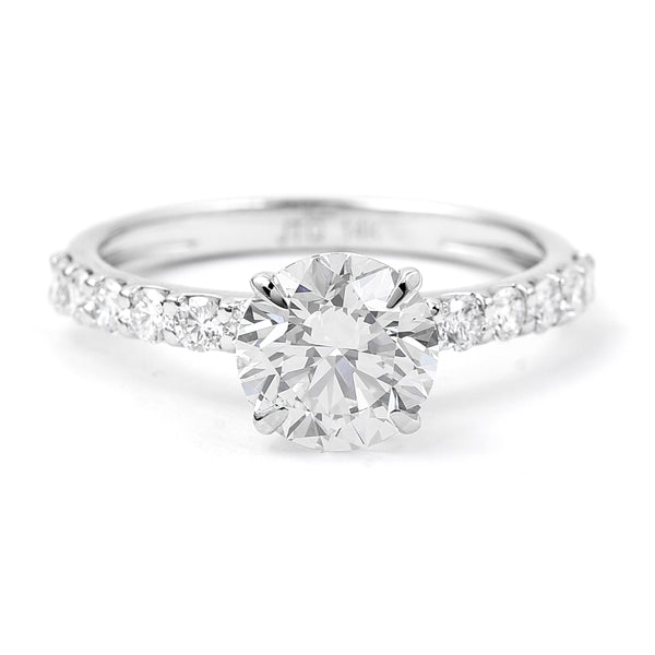 2.23 Carats Lab Grown Diamond 14K Gold Ring