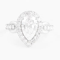 2.24 Carats Lab Grown Diamond 14K Gold Ring