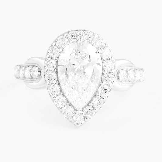 2.24 Carats Lab Grown Diamond 14K Gold Ring