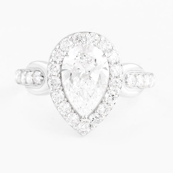 2.24 Carats Lab Grown Diamond 14K Gold Ring