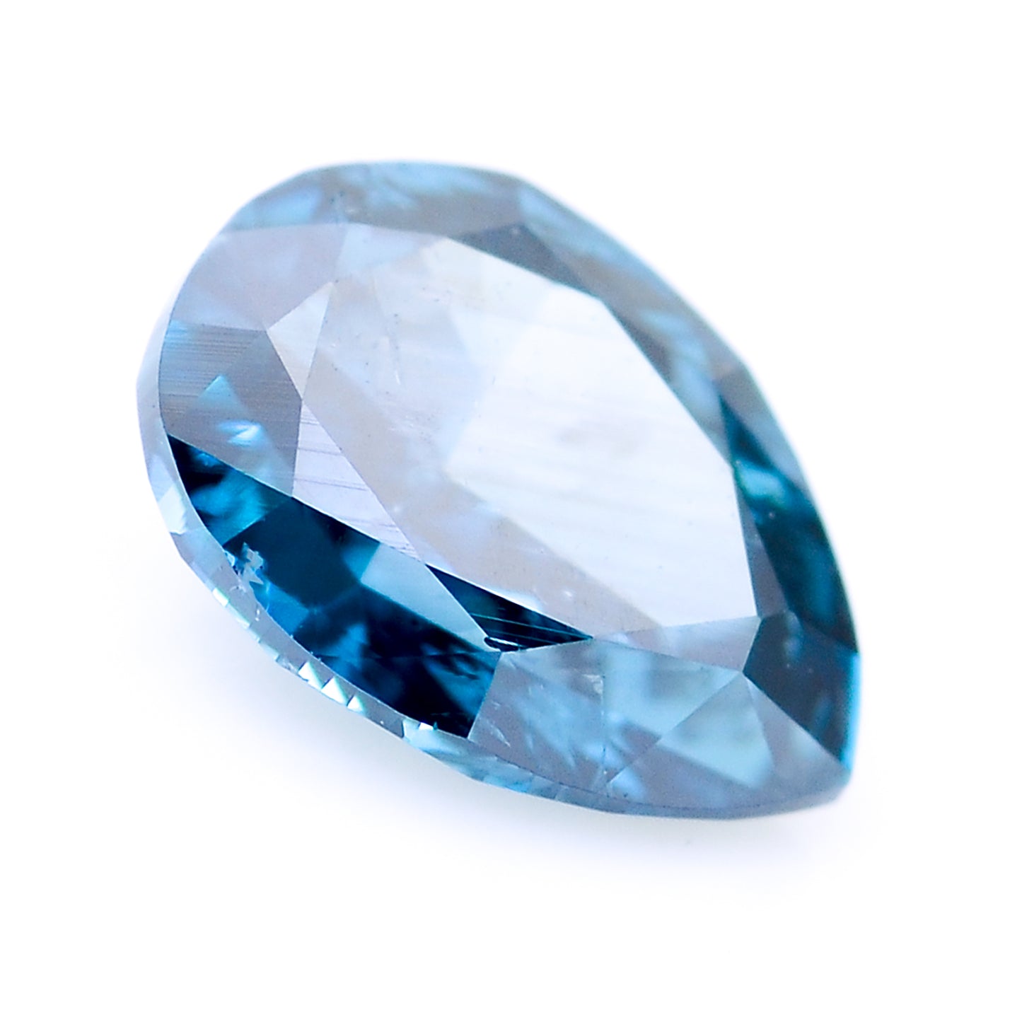 0.34 Blue Diamond Pear Loose Diamond