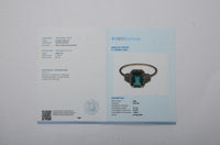 1.15 Ct Octagon Step Cut Natural Emerald 14K Gold Ring