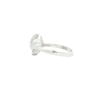 0.99 Ct Cubic Zirconia 925 Sterling Silver Ring