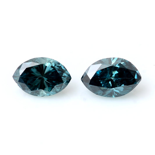 0.56 Carat Blue Diamond Marquise Loose Gemstone