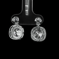 4.69 Ct Round Lab Grown Diamond 14K Gold Earrings