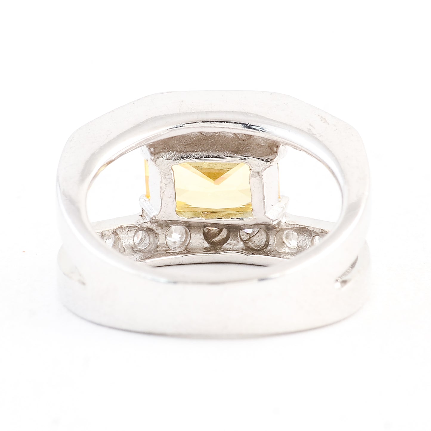 6.48 Ct Cubic Zirconia 925 Sterling Silver Ring