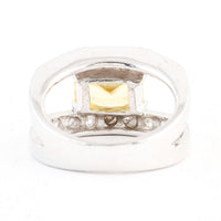 6.48 Ct Cubic Zirconia 925 Sterling Silver Ring