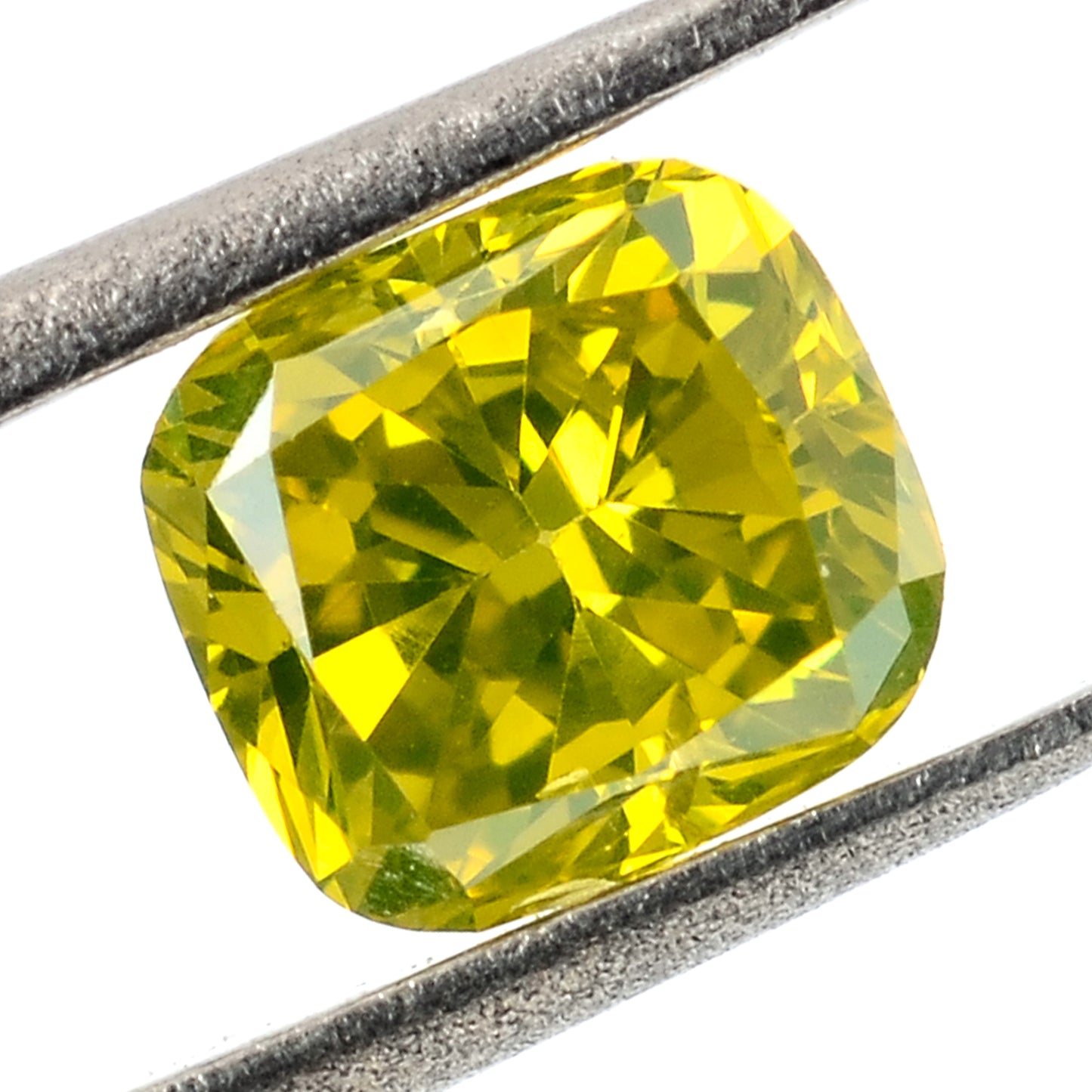 0.32 Carat Yellow Diamond Cushion Loose Gemstone