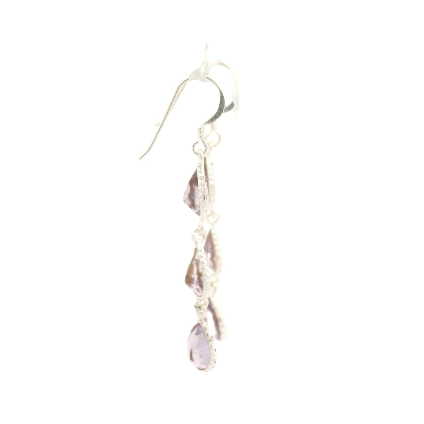 7.15 Ct Amethyst 925 Sterling Silver Earrings
