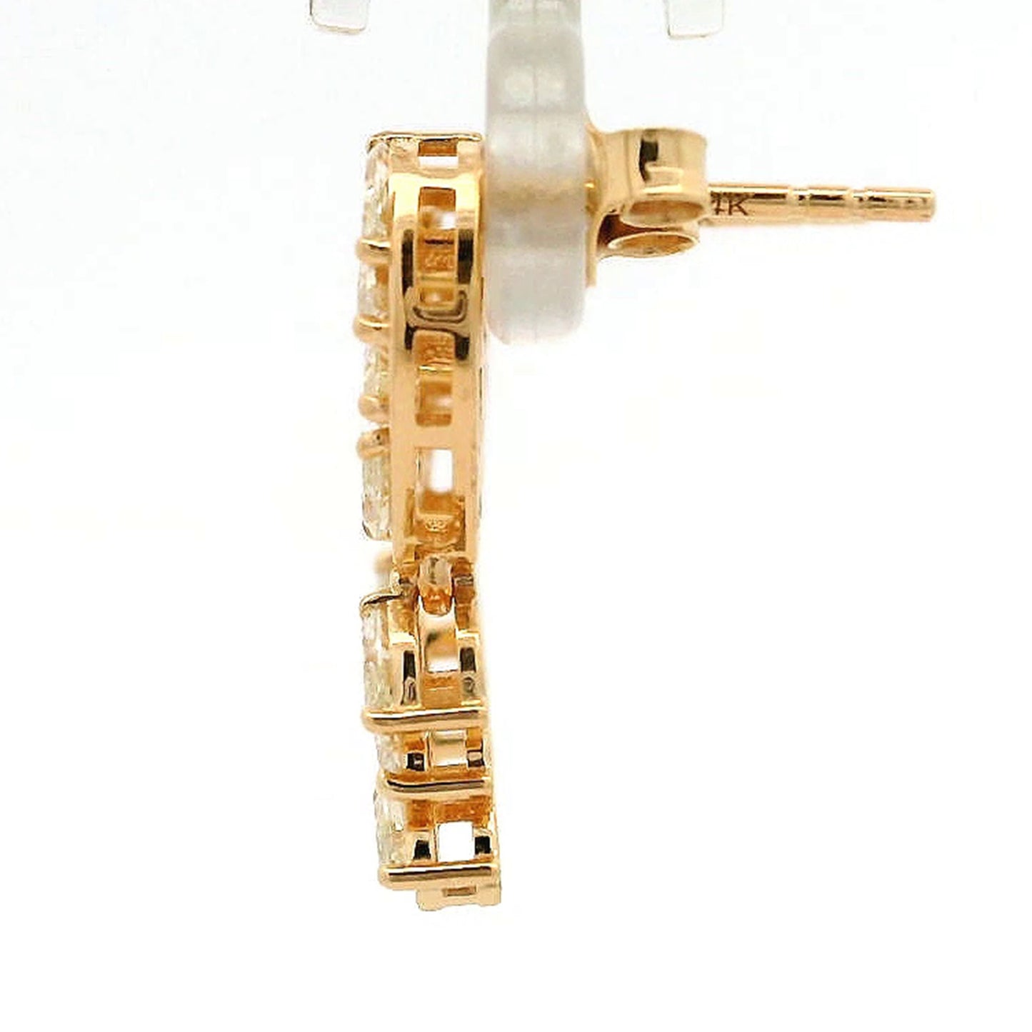 1.05 Ct Marquise Diamond 14K Gold Earrings