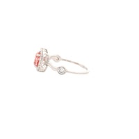 1.54 Carats Pink Lab Grown Diamond 14K Gold Ring
