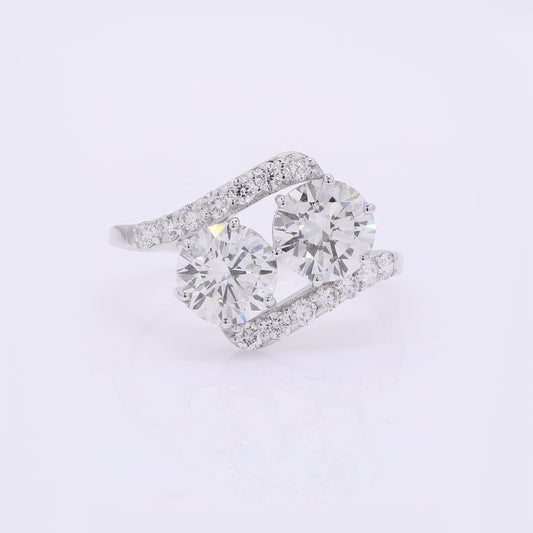 2.56 Carats Lab Grown Diamond 14K Gold Ring