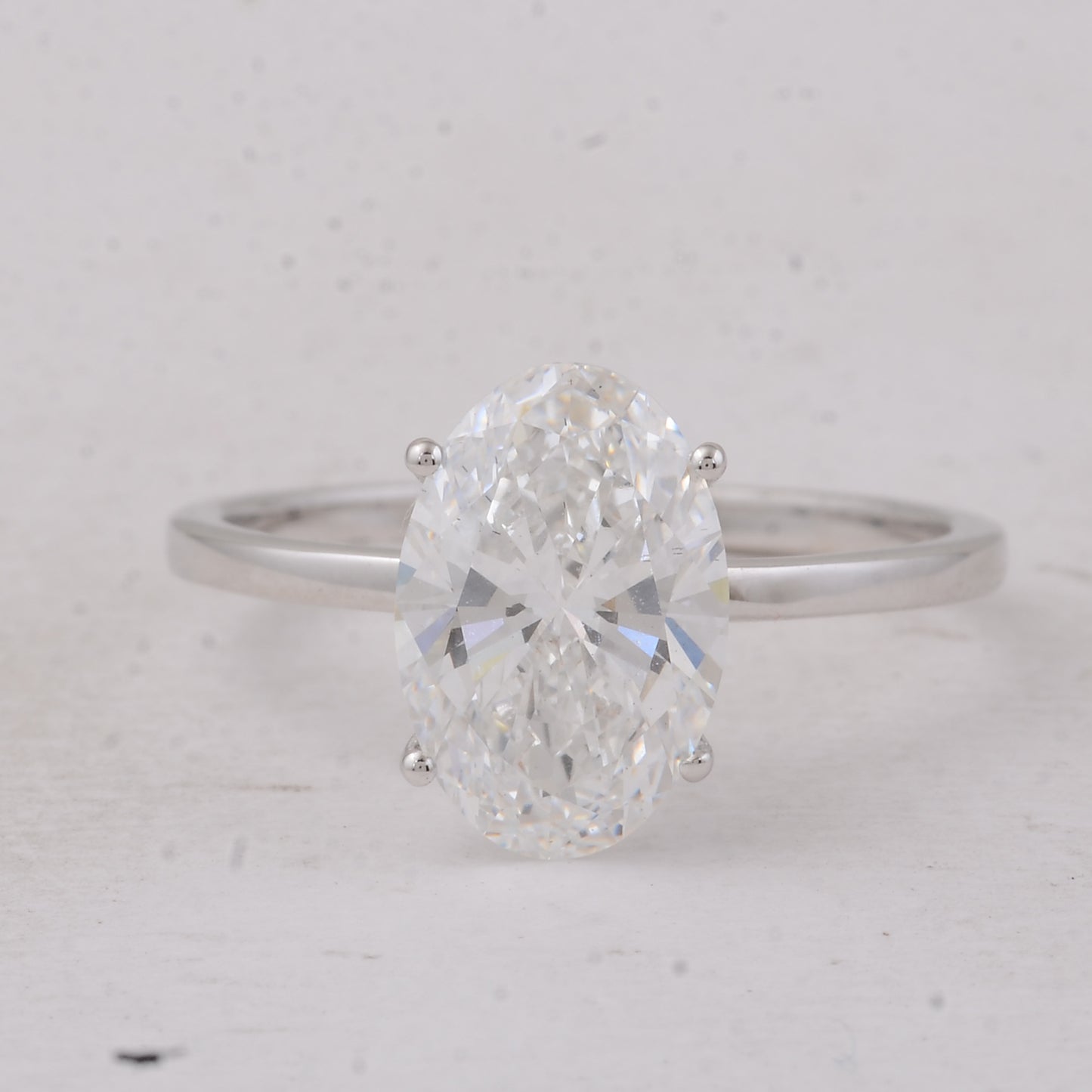 2.56 Carats Lab Grown Diamond 14K Gold Ring