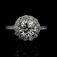 2.34 Carats Lab Grown Diamond 14K Gold Ring