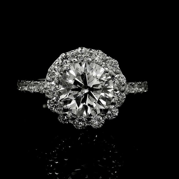 2.34 Carats Lab Grown Diamond 14K Gold Ring