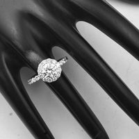 2.09 Carats Lab Grown Diamond 14K Gold Ring