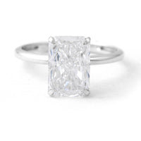 3.04 Carats Lab Grown Diamond 14K Gold Ring