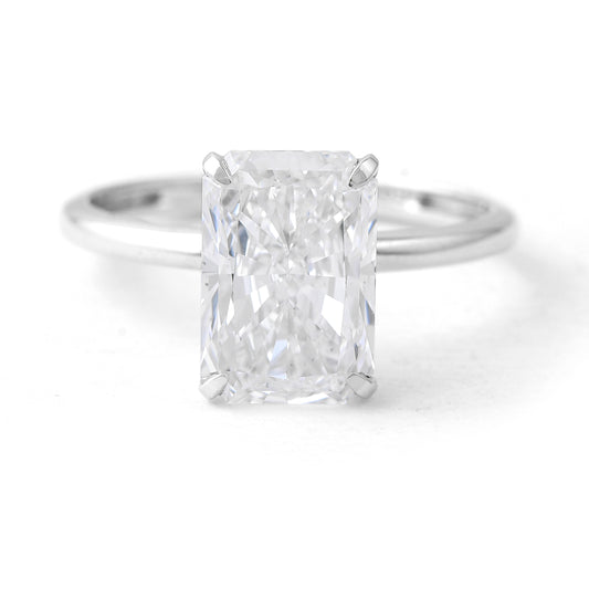 3.04 Carats Lab Grown Diamond 14K Gold Ring