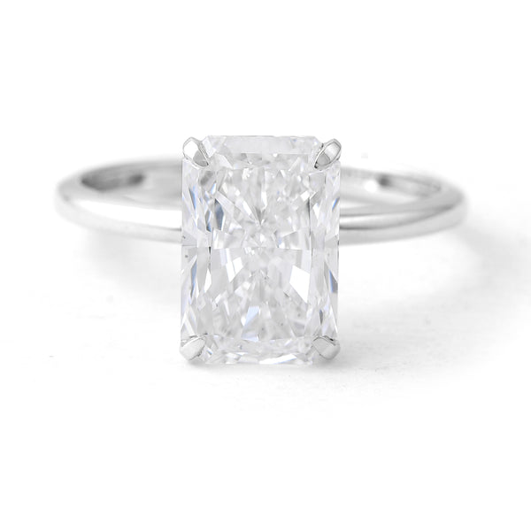 3.04 Carats Lab Grown Diamond 14K Gold Ring