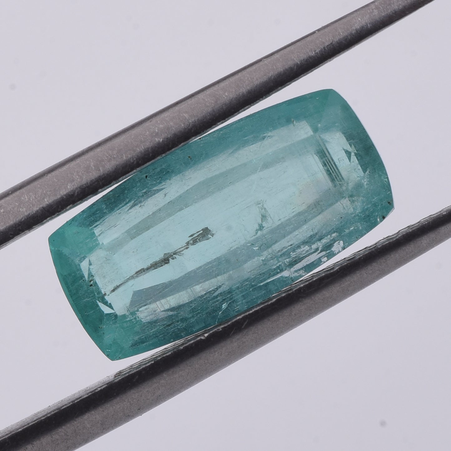 2.86 Natural Beryl Emerald Rectangular Cushion Mixed Cut Gemstone