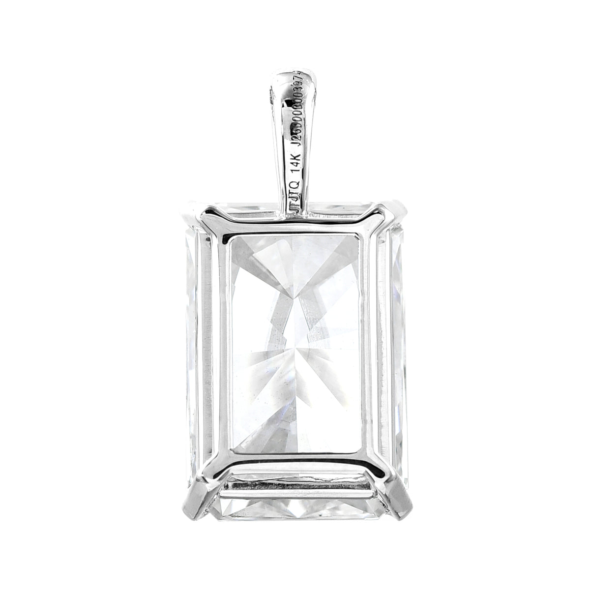 5.08 Carats Lab Grown Diamond 14K Gold Pendant
