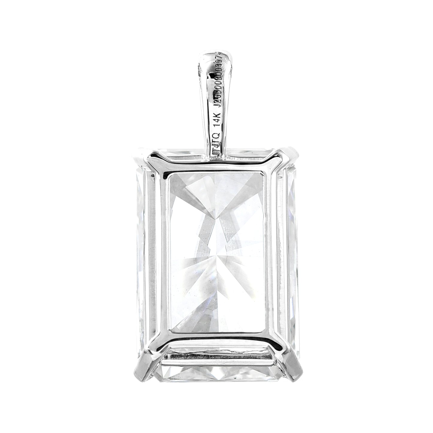 5.08 Carats Lab Grown Diamond 14K Gold Pendant