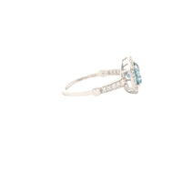 1.56 Carats Blue Lab Grown Diamond 14K Gold Ring