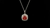 2.47 Carats Pink Lab Grown Diamond 14K Gold Pendant
