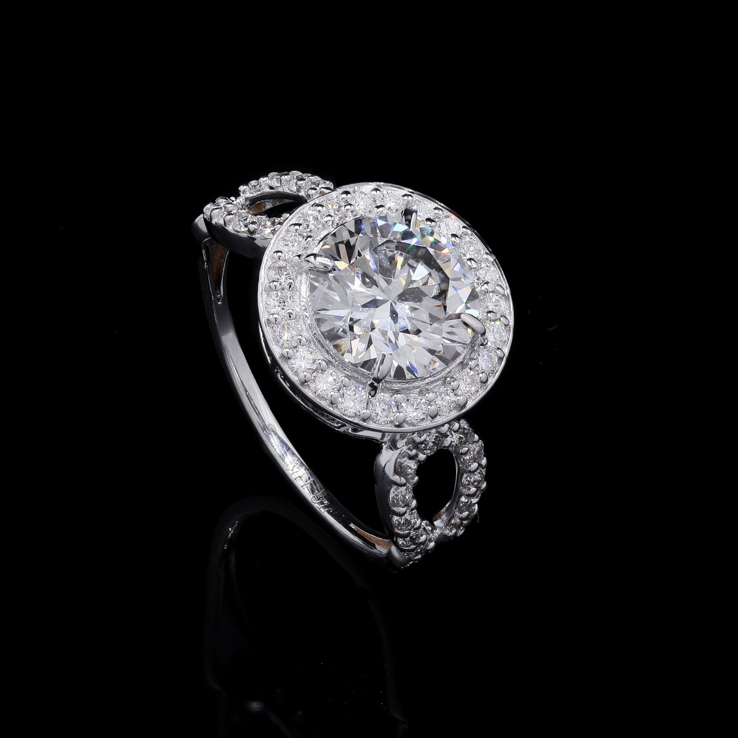 2.58 Carats Lab Grown Diamond 14K Gold Ring