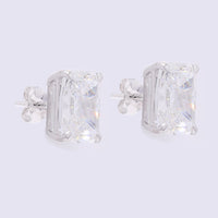 3.80 Carats Lab Grown Diamond 14K Gold Earrings