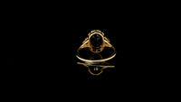 2.31 Ct Oval Natural Sapphire 14K Gold Ring