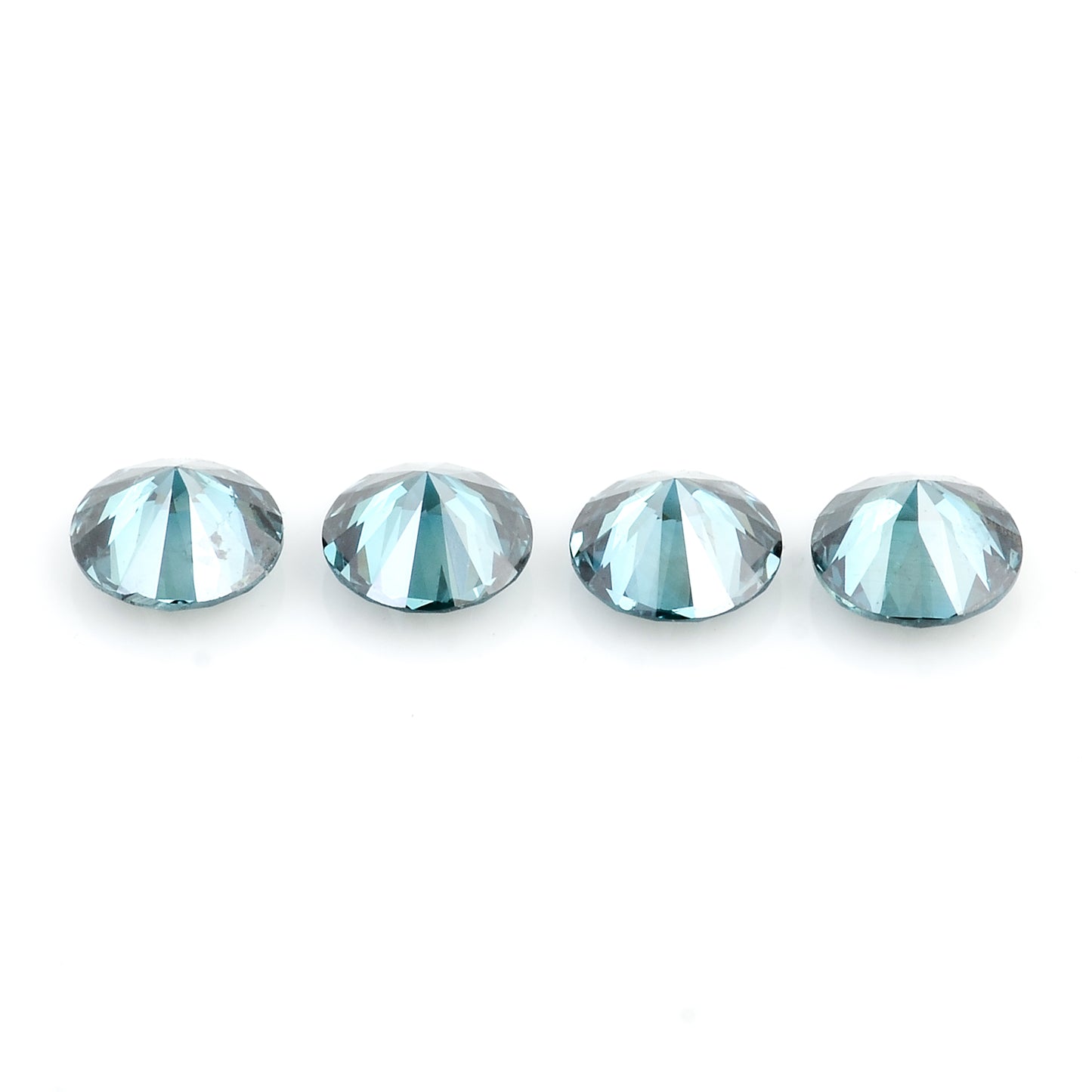 0.60 Blue Diamond Round Loose Gemstone