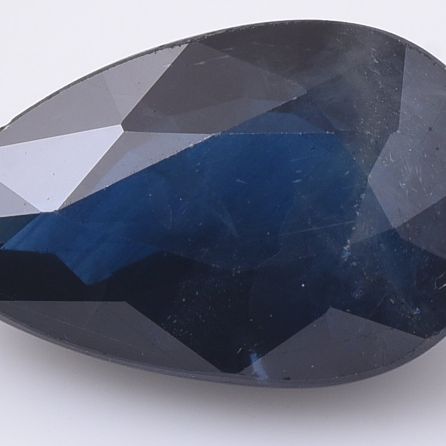 3.39 Natural Corundum Sapphire Pear Mixed Cut Gemstone