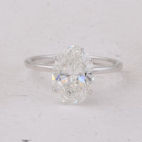 3.07 Carats Lab Grown Diamond 14K Gold Ring