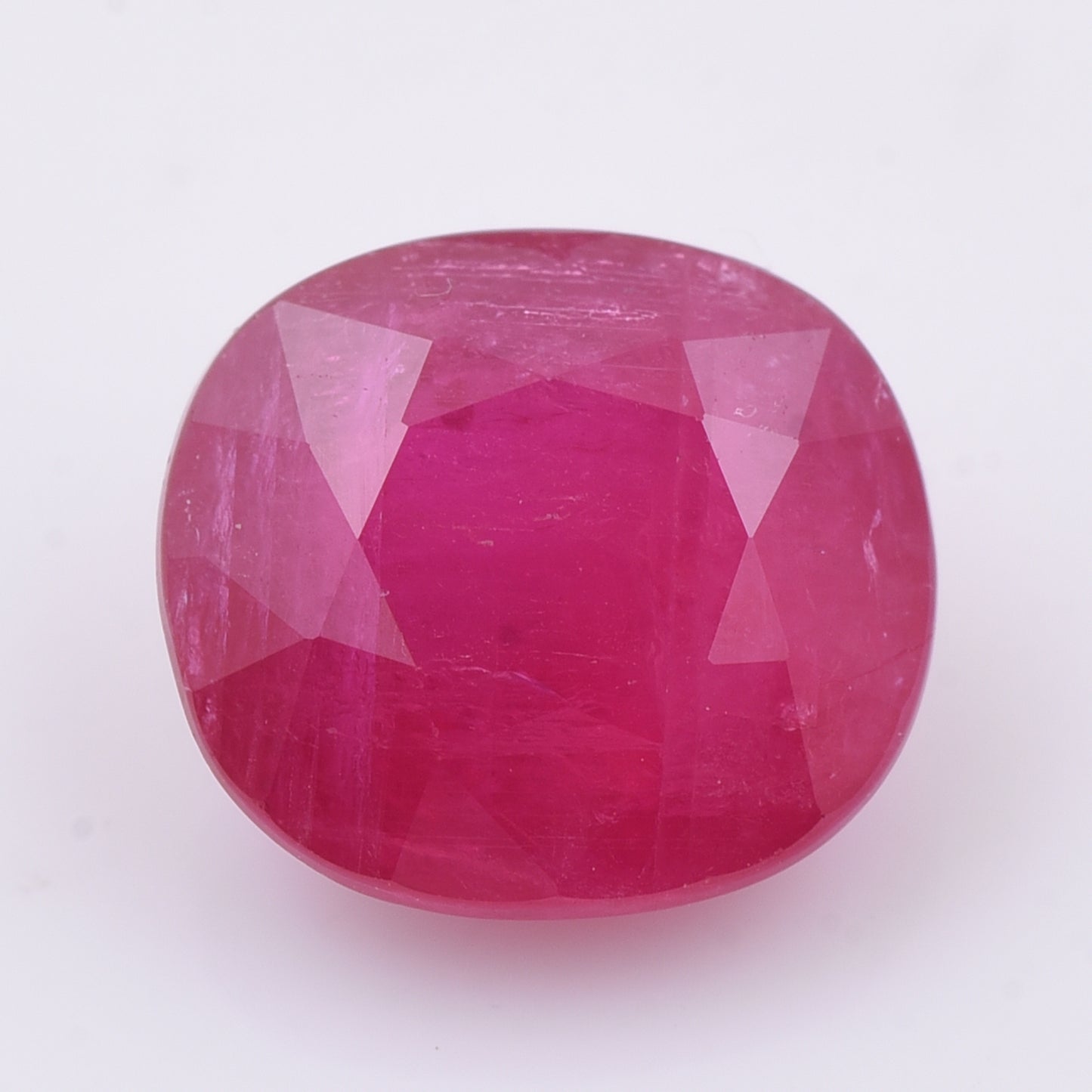 2.65 Natural Corundum Ruby Rectangular Cushion Mixed Cut Gemstone