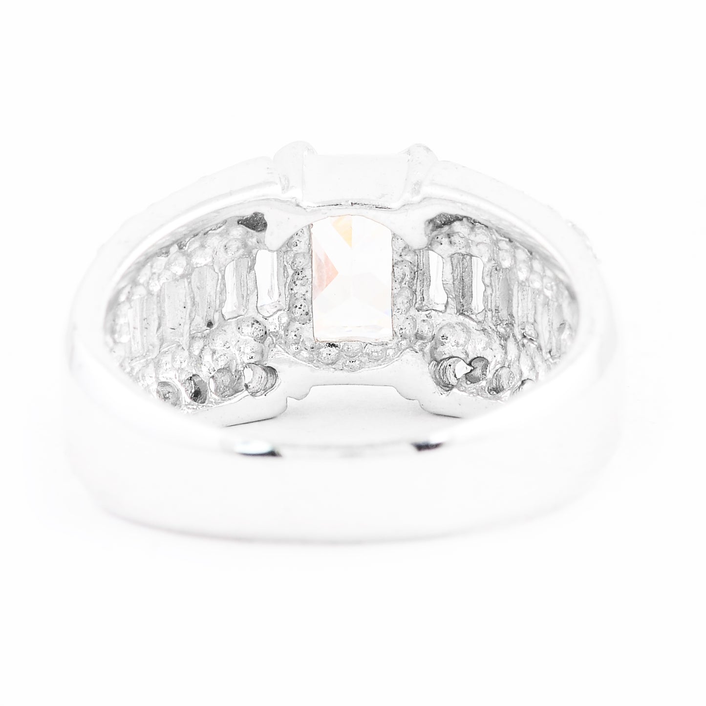 14.87 Ct Cubic Zirconia 925 Sterling Silver Ring