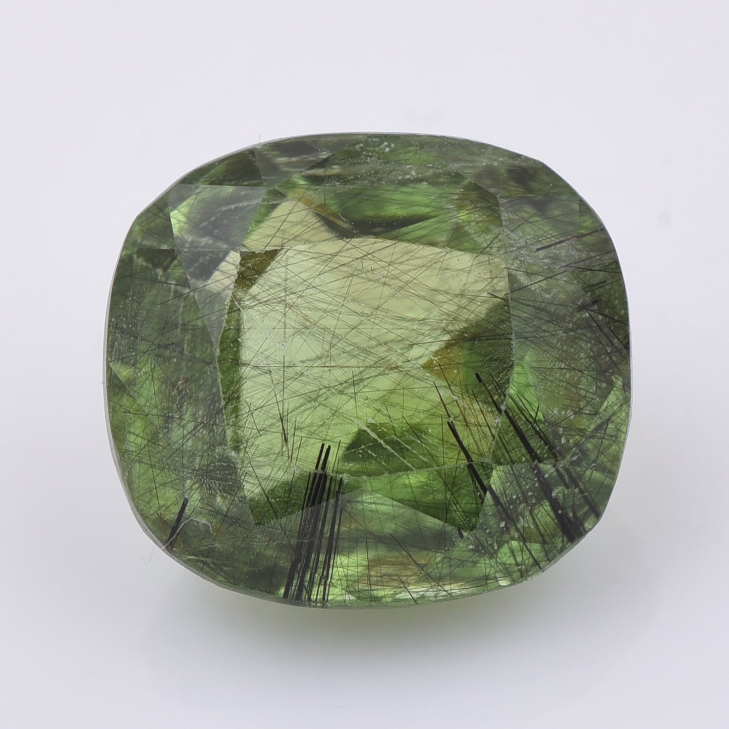 6.47 Natural Peridot Rectangular Cushion Mixed Cut Gemstone